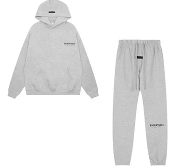 ESSENTIALS Printed Hoodie + FREE TRACKPANTS (TODAY ONLY)